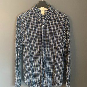 Three Over One Linen/Cotton Button Down